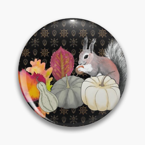 Item preview, Autumn Gourds and Squirrel designed and sold by Andreea Dumez.