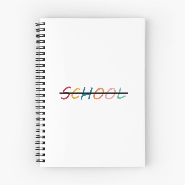 Item preview, No more |  school | Colorful text | no school | hate designed and sold by aloresarts.