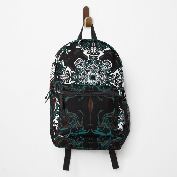 Item preview, Teal and Black Abstract designed and sold by Zurickdesigns.