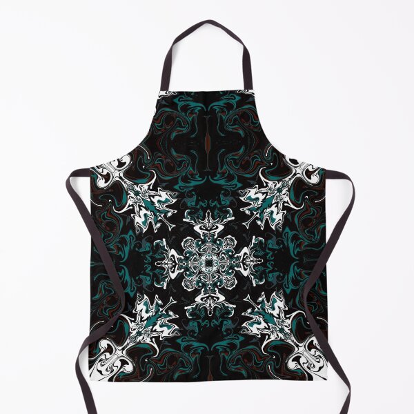Item preview, Teal and Black Abstract  designed and sold by Zurickdesigns.
