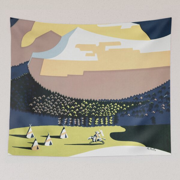 Item preview, See America Welcome to Montana WPA poster ca 1937 designed and sold by Ouijawedge.