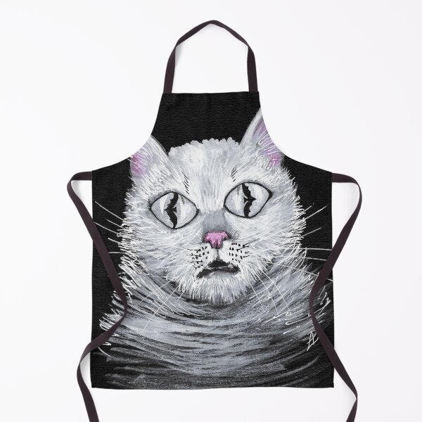 Item preview, Spooky Cat Looking at a Bat designed and sold by Andreea Dumez.