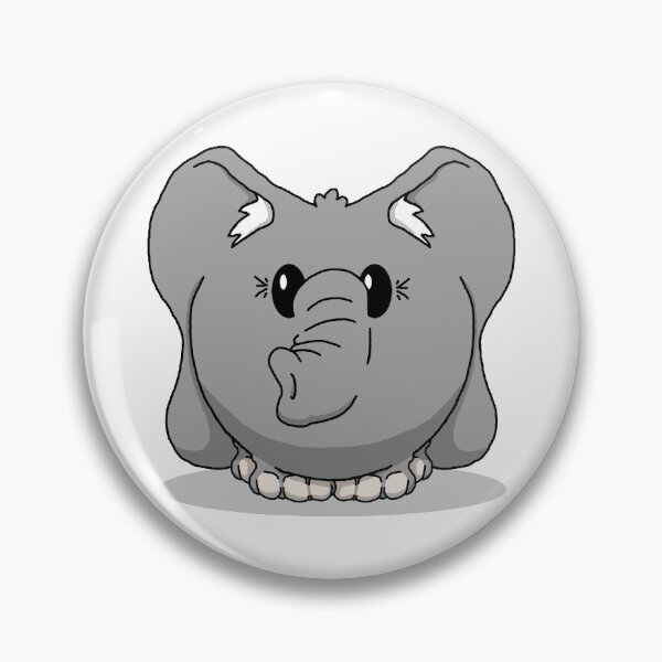 Item preview, Cute n Fluffy - Elephant designed and sold by Katrina Montgomery.