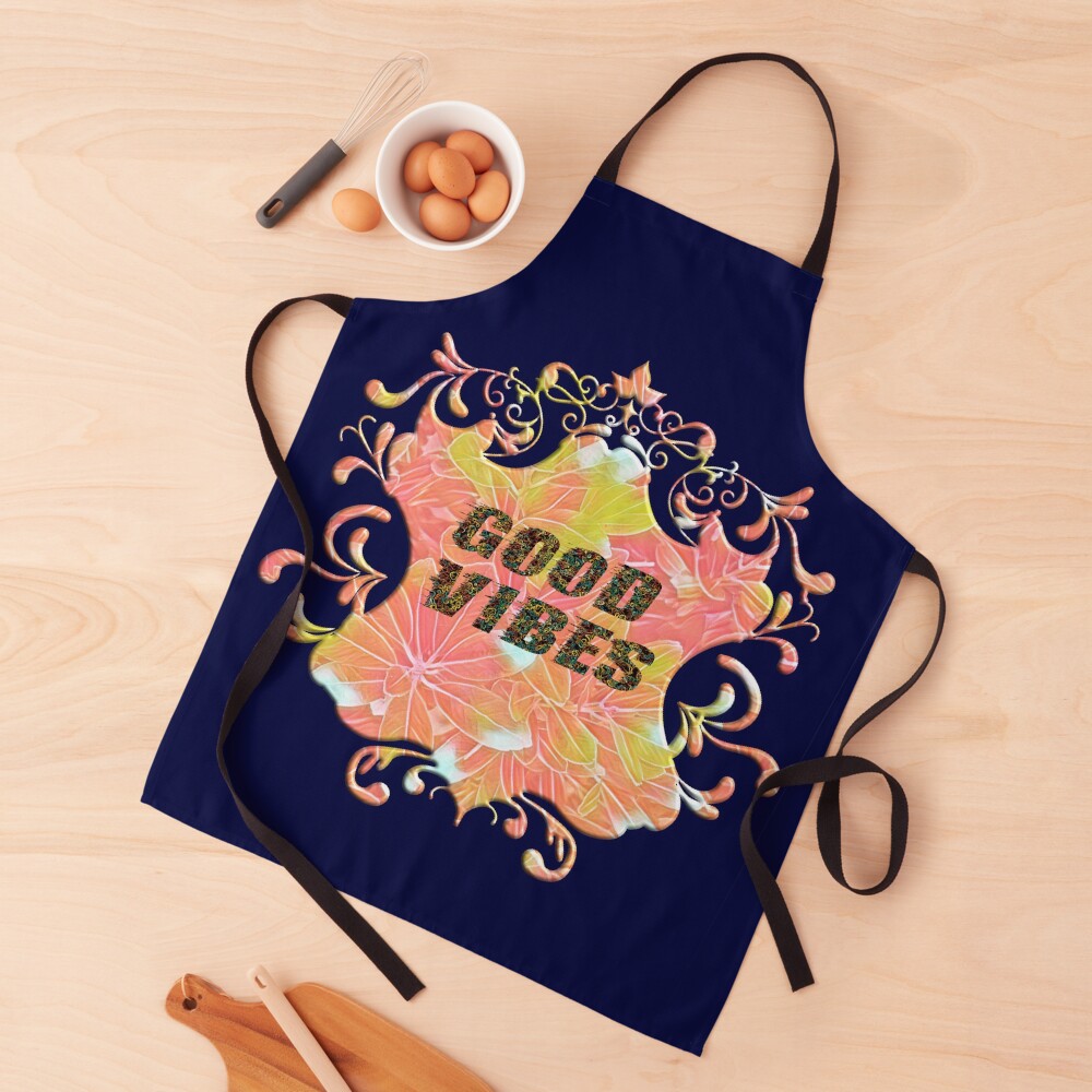 Good Vibes Emblem: One Design, On Everything — Apron