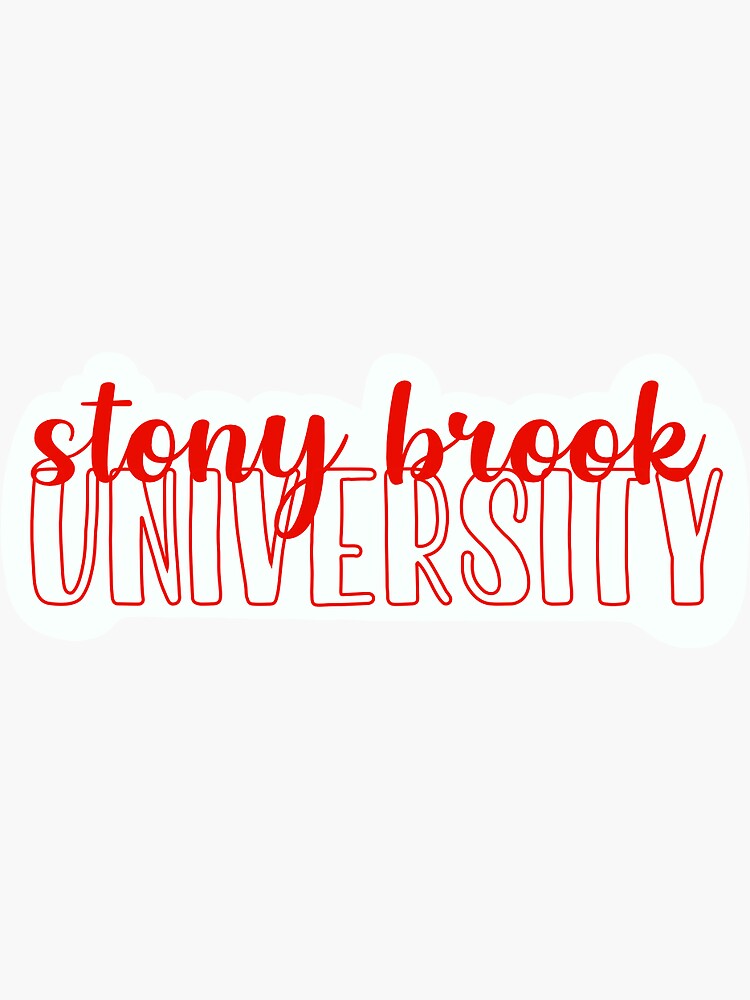 "Stony Brook University" Sticker by oliviatodaro Redbubble