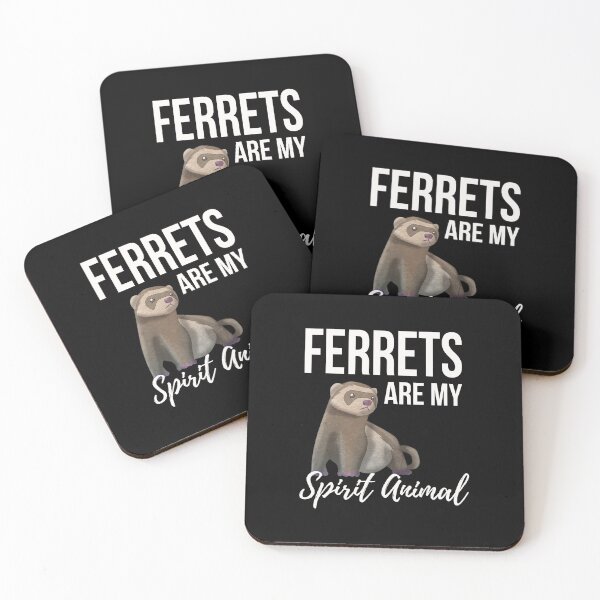 Item preview, Ferrets Are My Spirit Animal designed and sold by fatamyfan1.