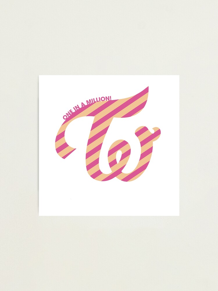 Twice One In A Million Logo Photographic Print By Blinkgirlie Redbubble