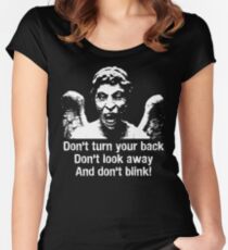 Weeping Angel, Don't Blink... Women's Fitted Scoop T-Shirt