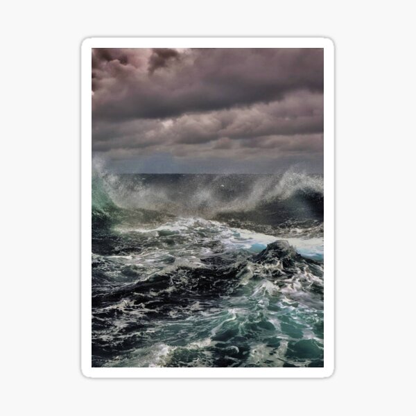Item preview, Dark and Stormy Ocena Waves designed and sold by LookAtThis!.
