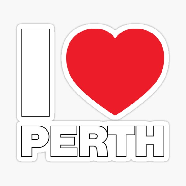 Item preview, I Love Perth, Australia designed and sold by Thestarrysky.
