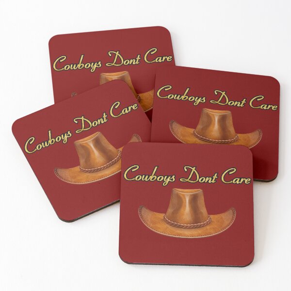 Item preview, Cowboys Dont Care Hat Text designed and sold by Autographix.