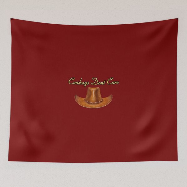 Item preview, Cowboys Dont Care Hat Text designed and sold by Autographix.