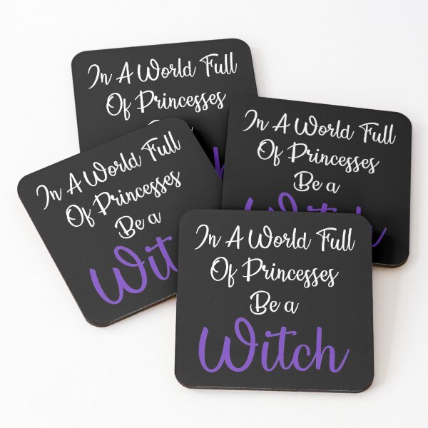 Item preview, in a world full of princesses be a witch white designed and sold by WilliamsGFX.