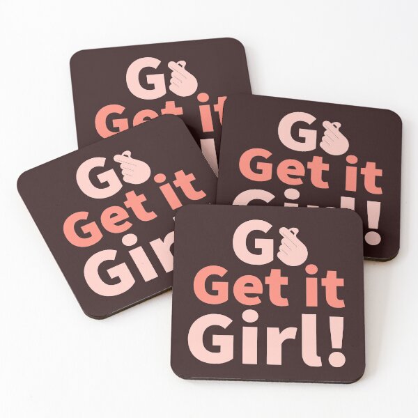 Item preview, go get it girl, korean love sign designed and sold by doctors-apparel.