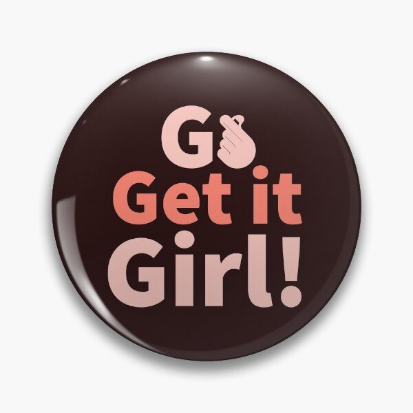 Item preview, go get it girl, korean love sign designed and sold by doctors-apparel.