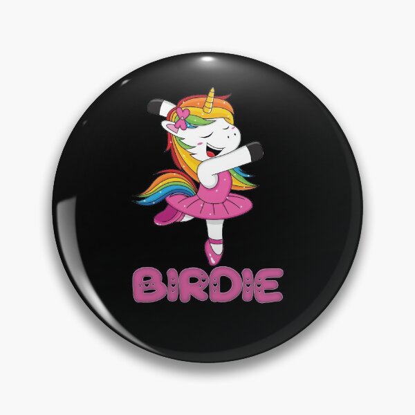 Item preview, Birdie Pink  Birdie The Dancing Unicorn - Special Personalised Gift For Birdie designed and sold by MariaLeona.
