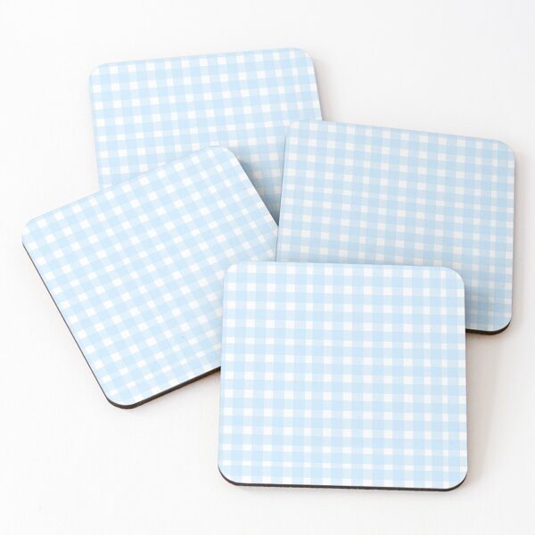 Item preview, Aesthetic Pastel Blue Gingham designed and sold by STAR10008.