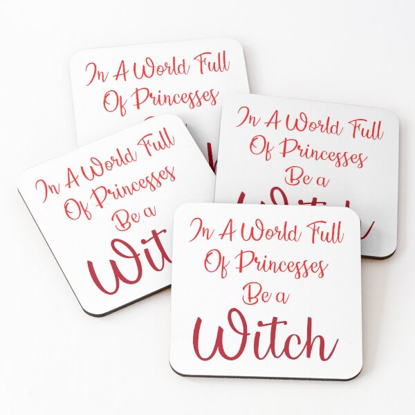 Item preview, in a world full of princesses be a witch red designed and sold by WilliamsGFX.