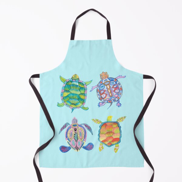 Sea turtles tropical theme Apron