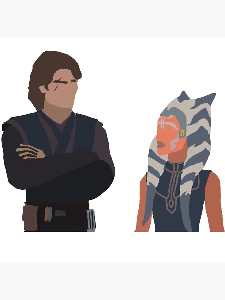 "Anakin and Ahsoka meet up again" Poster for Sale by BellaBella407
