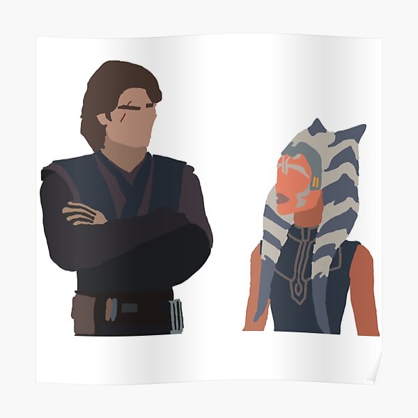 "Anakin and Ahsoka meet up again" Poster for Sale by BellaBella407