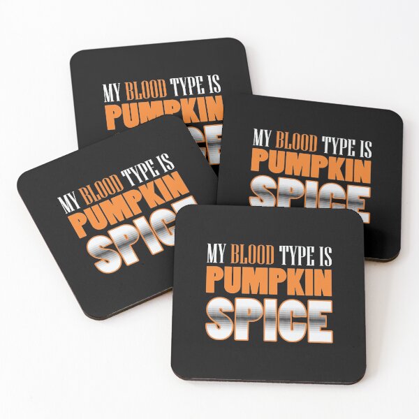 Item preview, My Blood Type Is Pumpkin Spice Halloween product designed and sold by BUBLTEES.