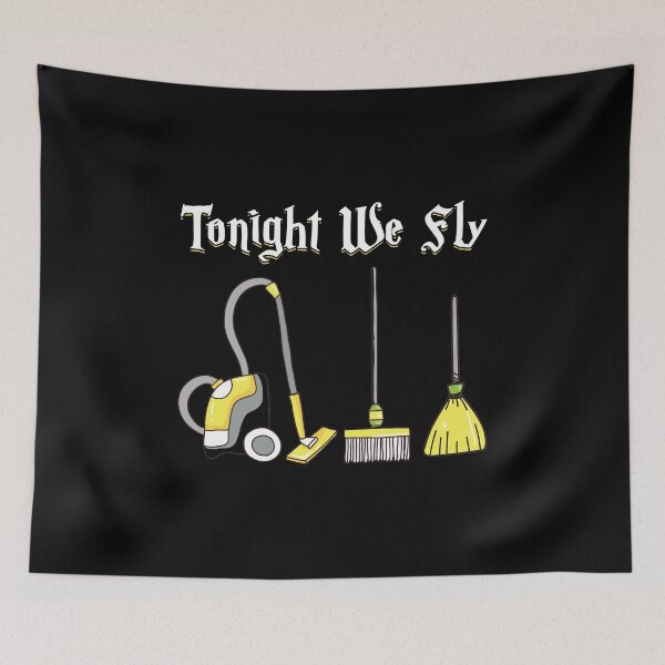 Item preview, Tonight We Fly Broomsticks Vacuum Funny Halloween product designed and sold by BUBLTEES.