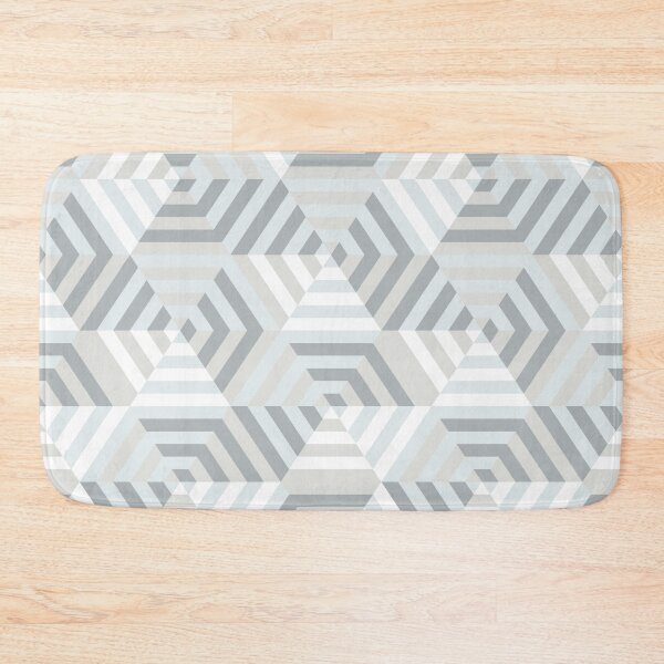 Item preview, Retro Gray Hexagons designed and sold by Carolina Diaz.