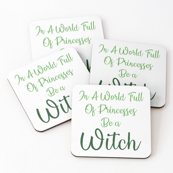 Item preview, in a world full of princesses be a witch green designed and sold by WilliamsGFX.