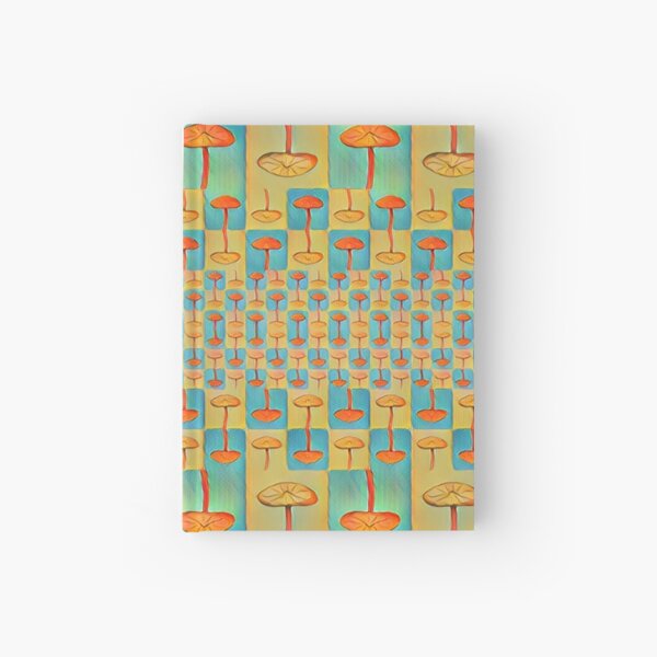 “Mushroom Matrix” Tessellation Hardcover Journal