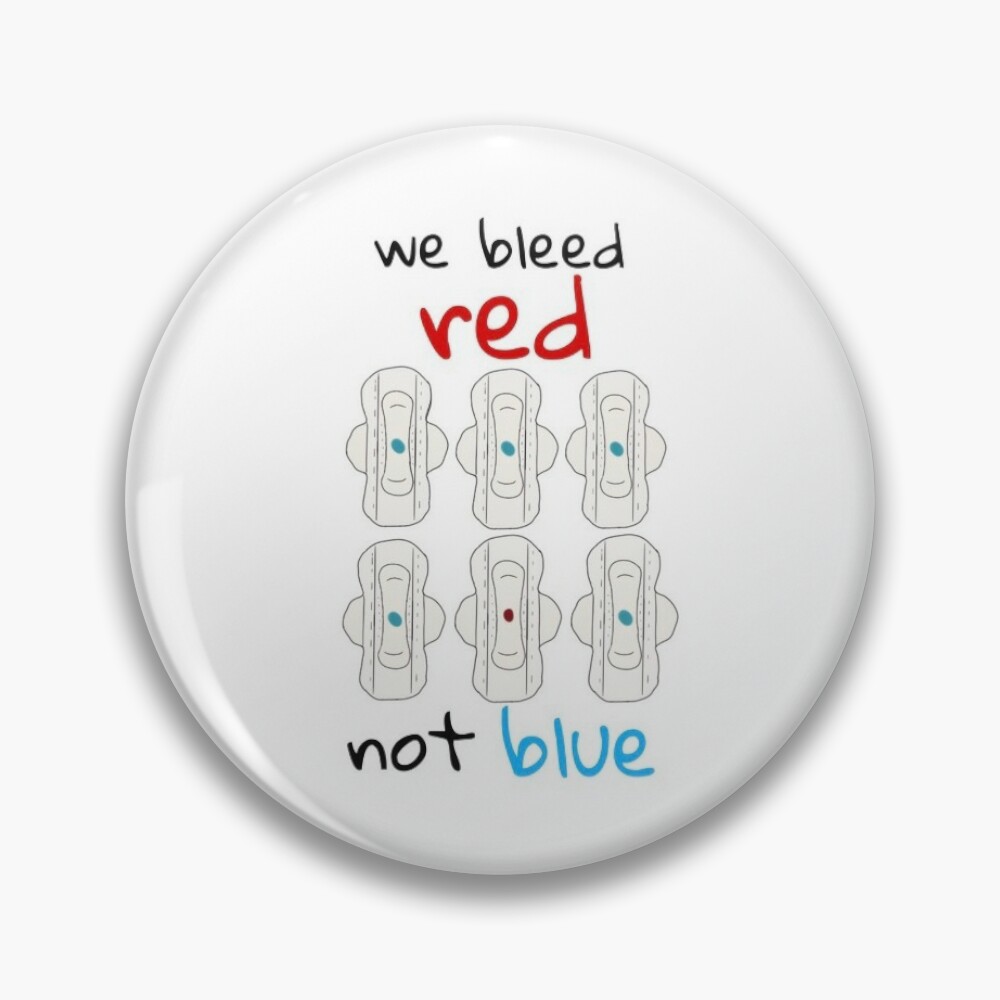 Pin on I bleed blue