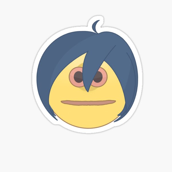 Cursed Emoji Sticker Blushing Sticker for Sale by aliinanadeem