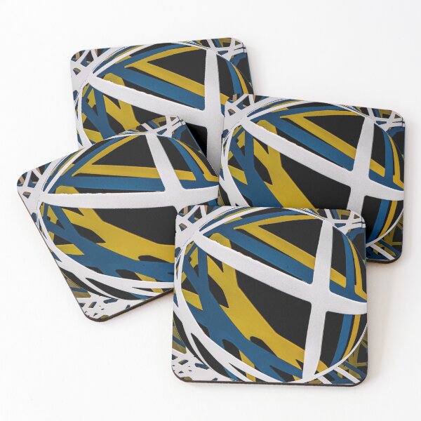 Item preview, Twisting Gold White Blue Circle. designed and sold by Sanny88.