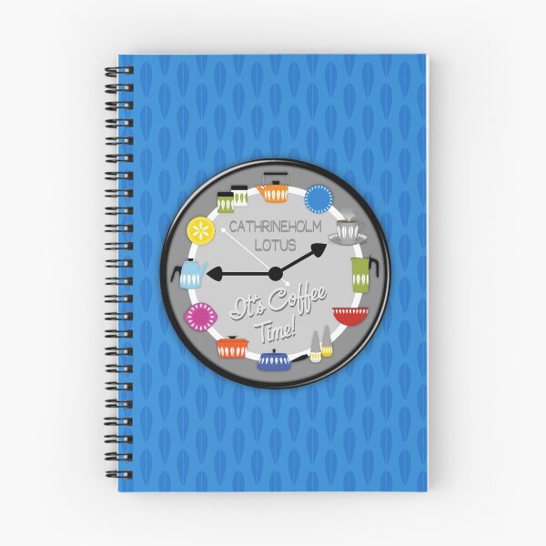 Item preview, Cathrineholm Colorful Kitchen Clock // It's Coffee Time Quote designed and sold by Elsy's Art.