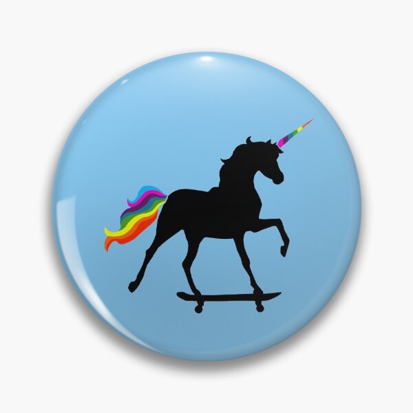 Item preview, Skater unicorn designed and sold by Thelobov.