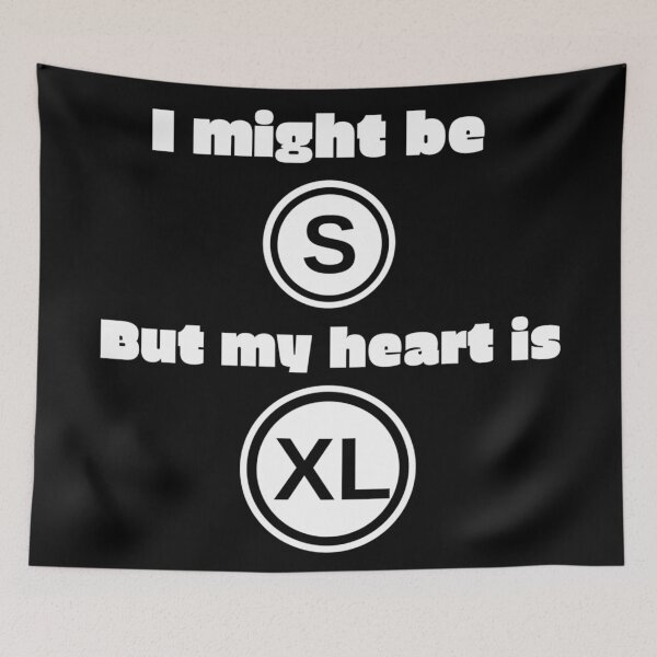 Item preview, I might be small, but my heart is extra large designed and sold by To-the-T.
