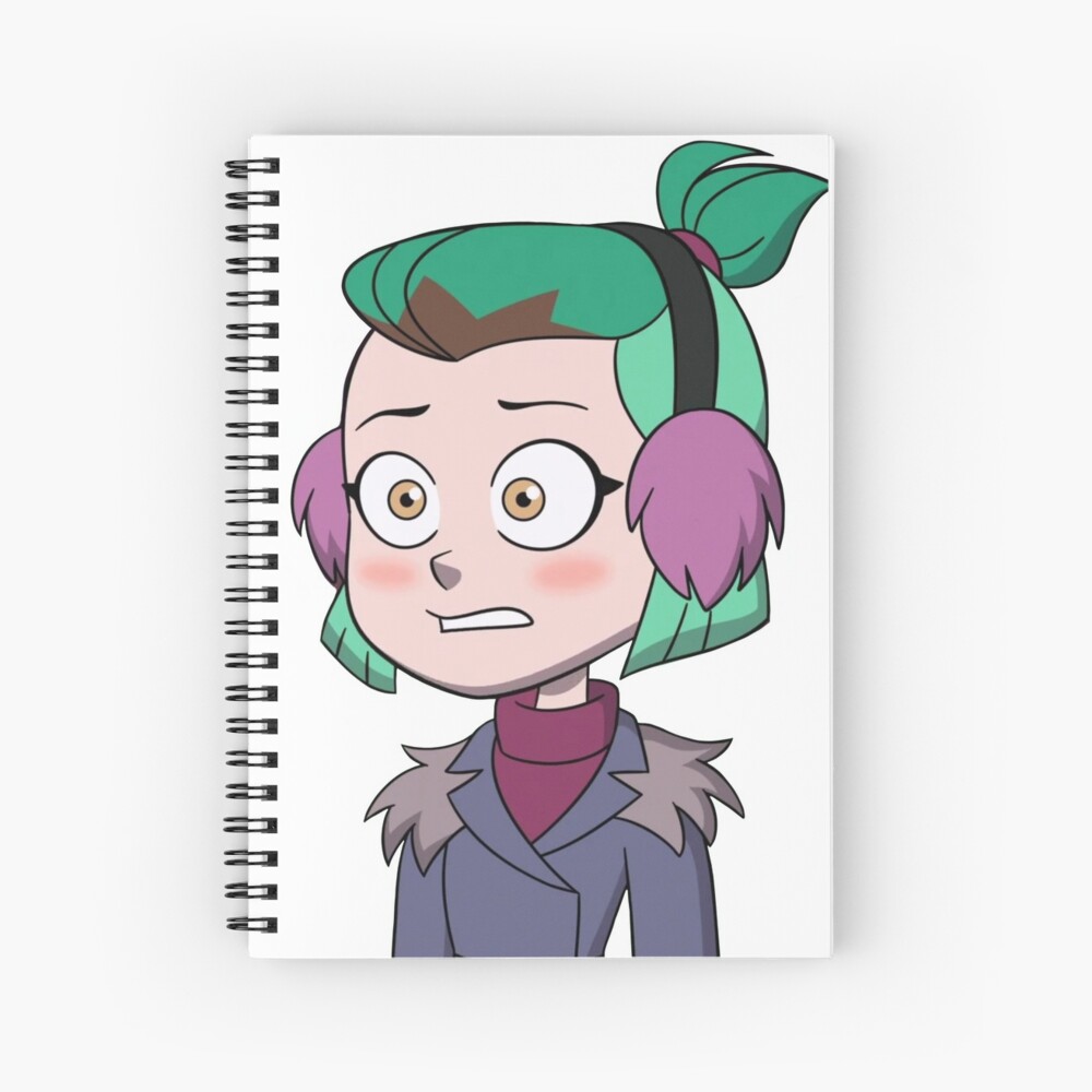 Amity Blushing The Owl House Spiral Notebook For Sale By