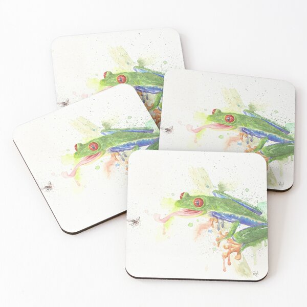 Item preview, Watercolor tree frog designed and sold by Raquel Mendonça.