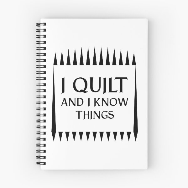 Item preview, I Quilt And I Know Things Funny Quilter Maker Gift Idea product designed and sold by nikkidawn74.
