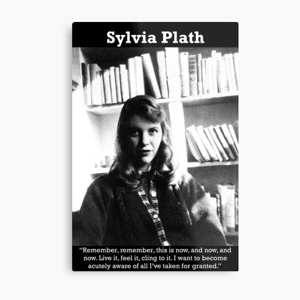 Sylvia Plath Metal Print