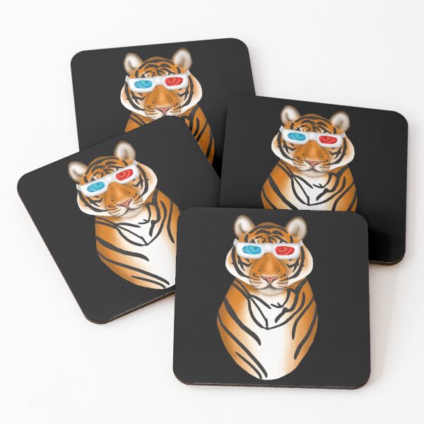 Item preview, 3D Glasses Tiger designed and sold by alexandra-izag.