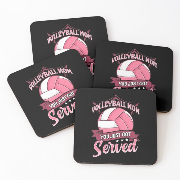 Item preview, Cute Volleyball Mom You Just Got Served Pun designed and sold by perfectpresents.