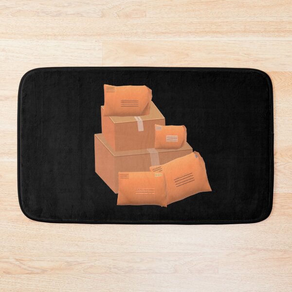 Item preview, Happy Snail Mail Packages (Black Background) designed and sold by ArtByLM.