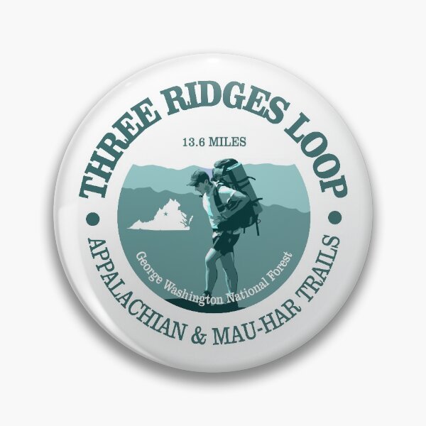 Item preview, Three Ridges Loop Trail (T) designed and sold by curranmorgan.