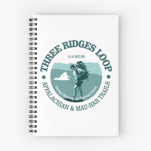 Item preview, Three Ridges Loop Trail (T) designed and sold by curranmorgan.