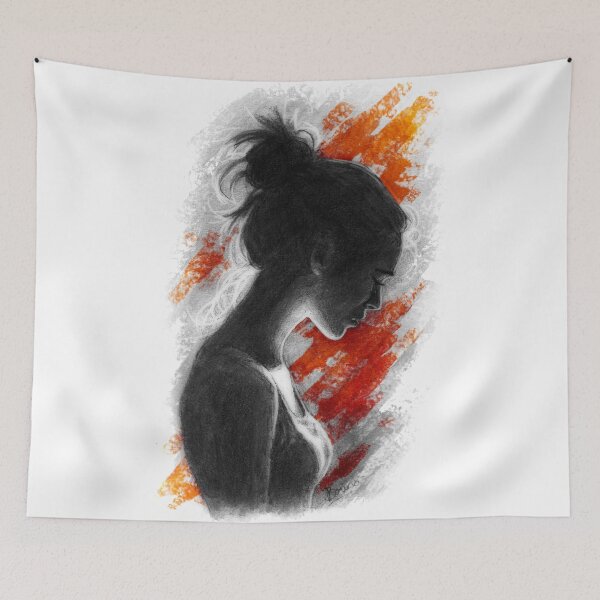 Item preview, Silhouette on Orange designed and sold by Brina Williamson.