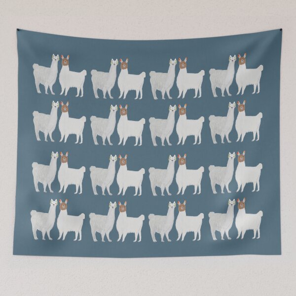 Item preview, Lamas with earrings designed and sold by lasummerskill.