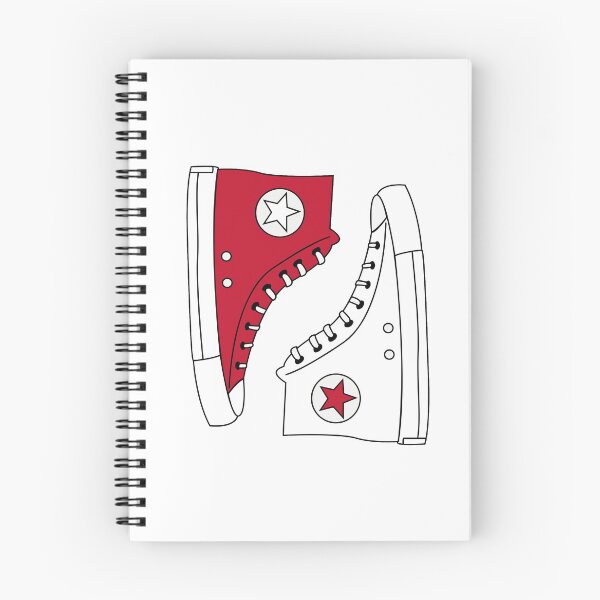 Item preview, Red & White Sneakers Sticker designed and sold by lennyandlee.