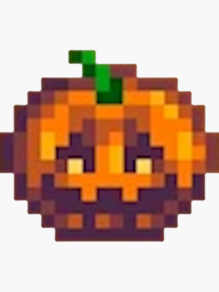 "Stardew Valley Jack O' Lantern" Sticker for Sale by edevyor Redbubble