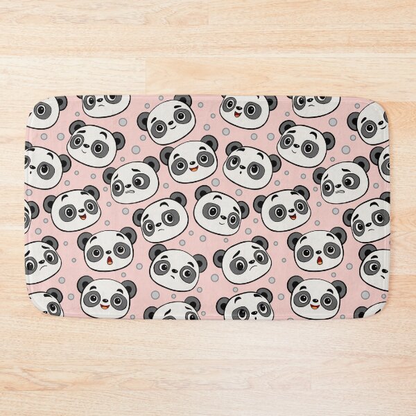 Item preview, Kawaii Panda Illustration Expressions Pattern  designed and sold by basselelkadi.